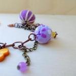 Colorful Charm Bracelet, Copper Chain Bracelet,..