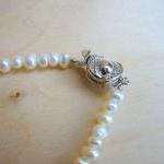Ivory Pearl Necklace, Bridal Necklace, Wedding..